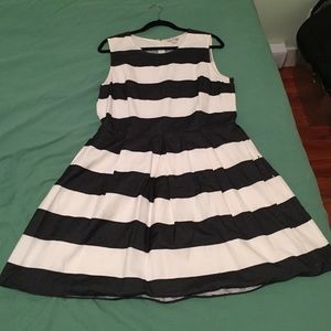 Gap Navy Rugby Striped Sleeveless Dress